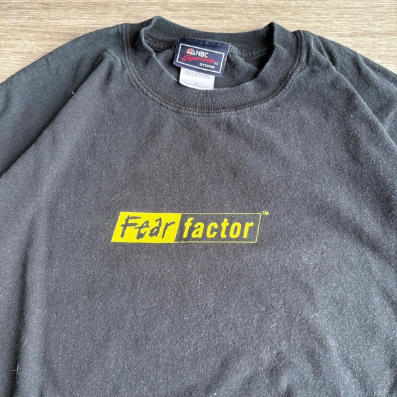 Vintage NBC Experience Store Fear Factor Long Sleeve Shirt Mens XL - Picture 1 of 7